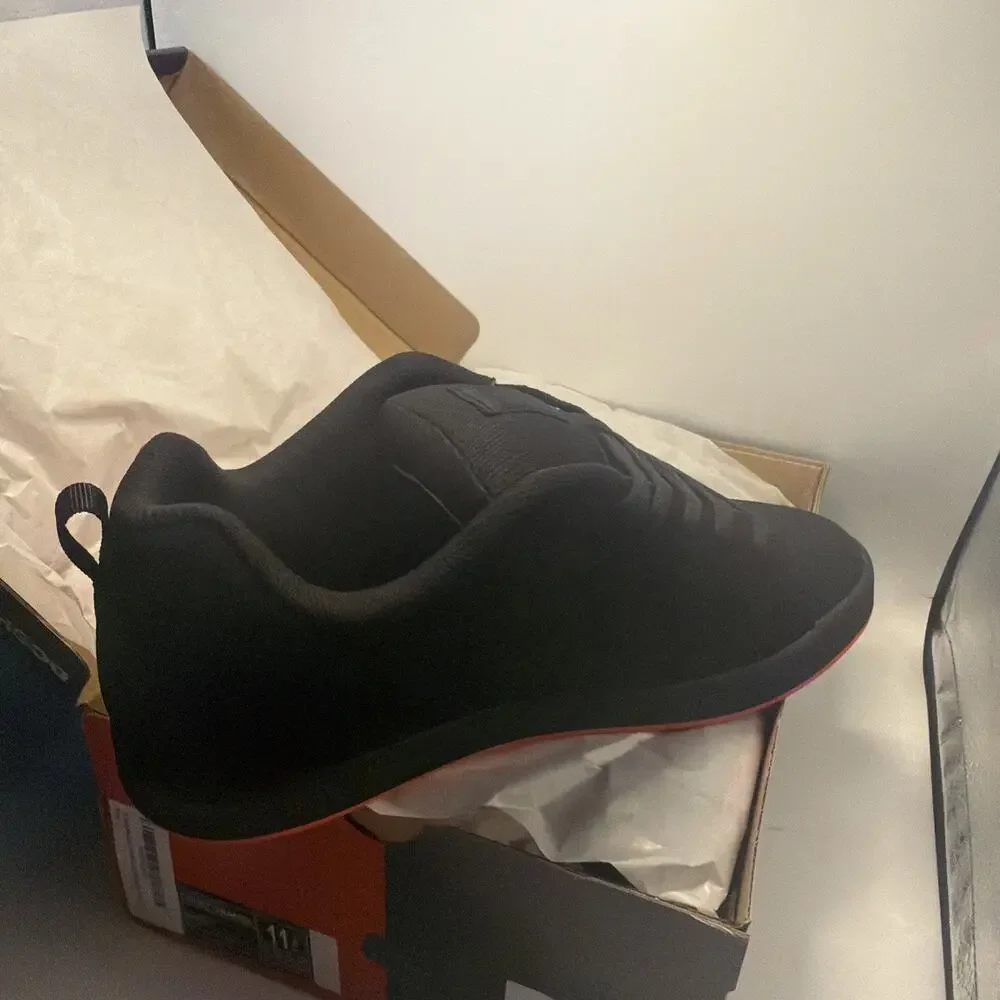 NEW! DC COURT GRAFFIK MEN'S BLACK/RED WORK SHOE BOOTS - Size 11